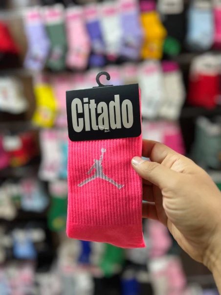 خرید جوراب جردن سرخابی سیتادو