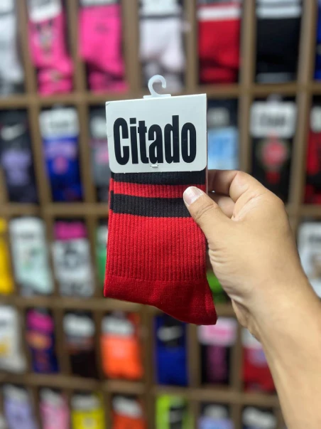 جوراب خط دار قرمز سیتادو