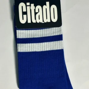 جوراب راه راه سفید آبی سیتادو