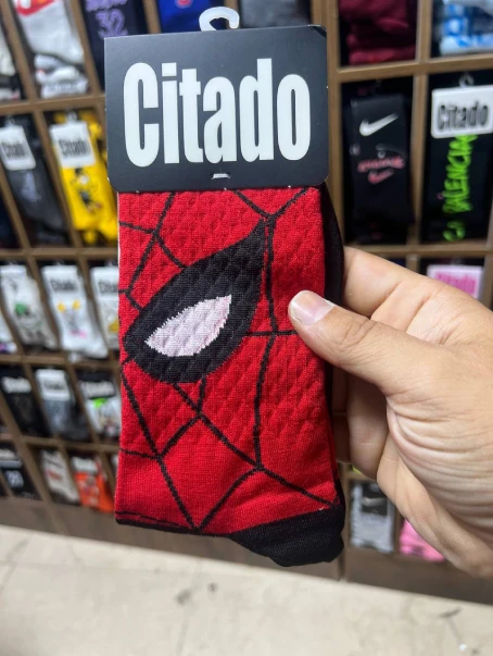 جوراب مرد عنکبوتی قرمز سیتادو