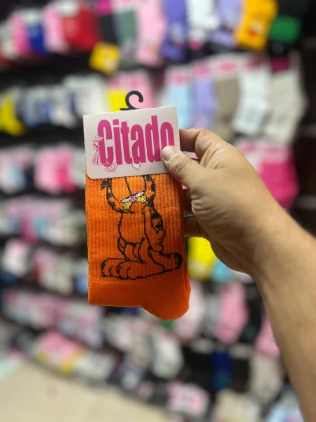 جوراب گارفیلد نارنجی سیتادو