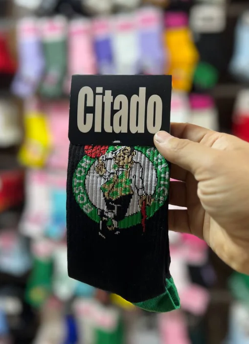 جوراب مدل بسکتبالی مشکی سیتادو