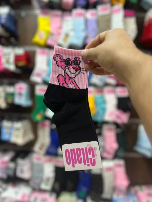 جوراب نیم ساق پلنک صورتی سیتادو | نخ پنبه + قیمت