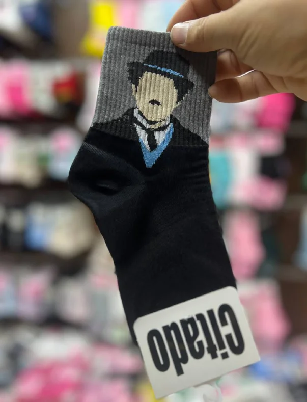 جوراب چارلی چاپلین مشکی سیتادو